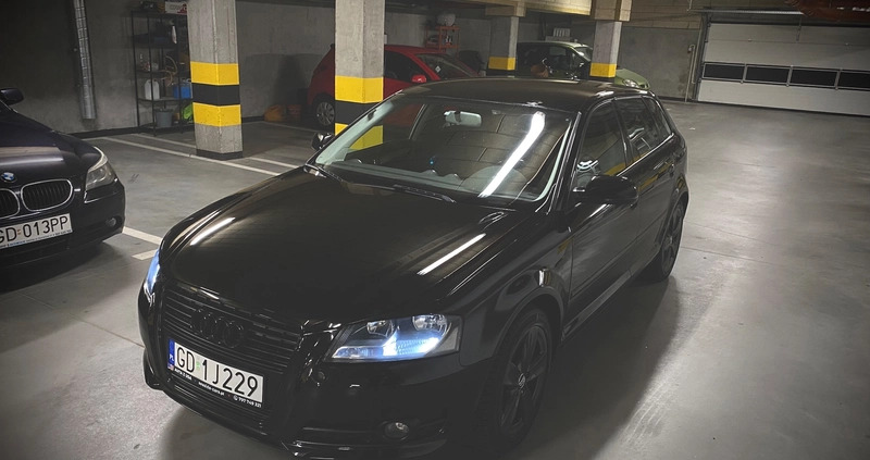 Audi A3 cena 25500 przebieg: 245000, rok produkcji 2010 z Gdańsk małe 667